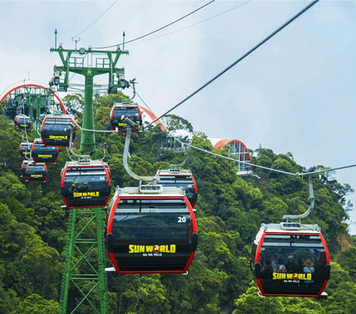 cable car at bana hills